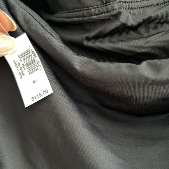 Banana Republic Black Wrap Halter One-Piece Swimsuit - Picture 11 of 13